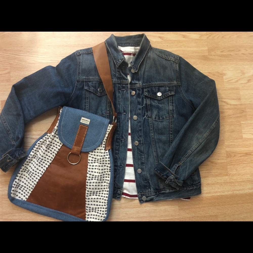 Luck and Louie Leather Handmade purse, new